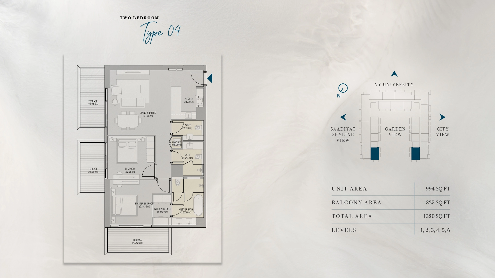 2 BR - Type B